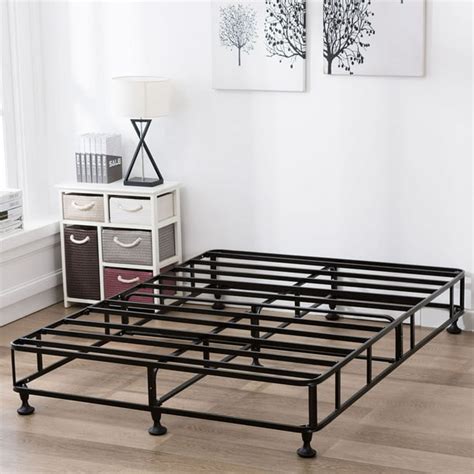 for box spring metal bed frame queen|queen size box frame dimensions.